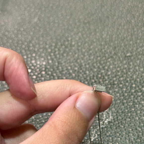 Roberto Coin Diamond E Necklace - Picture 13 of 13